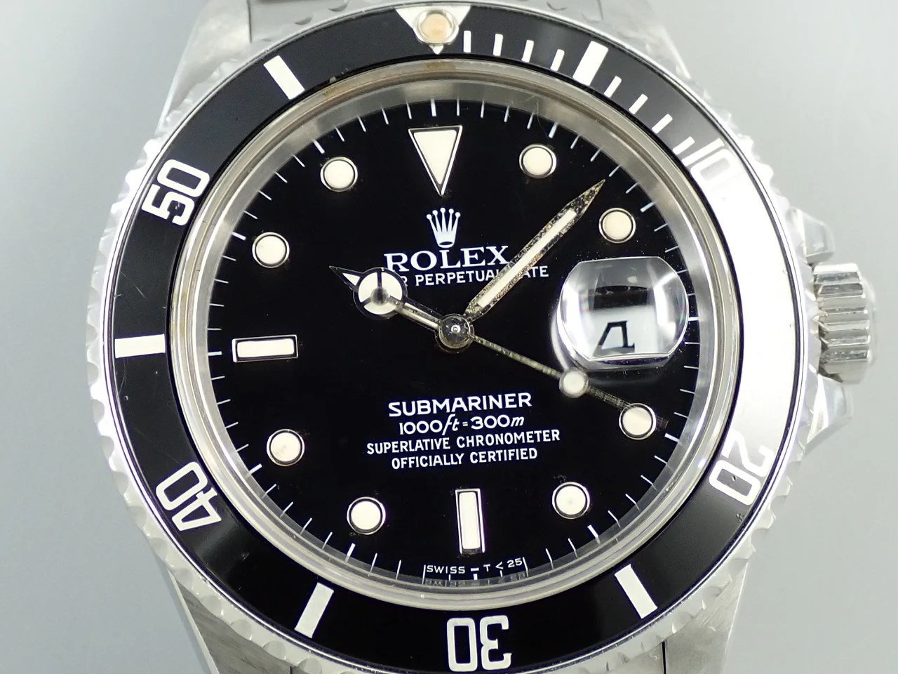 ロレックス サブマリーナー デイト Ref.168000 ステンレススチール ブラック文字盤 - Image 3