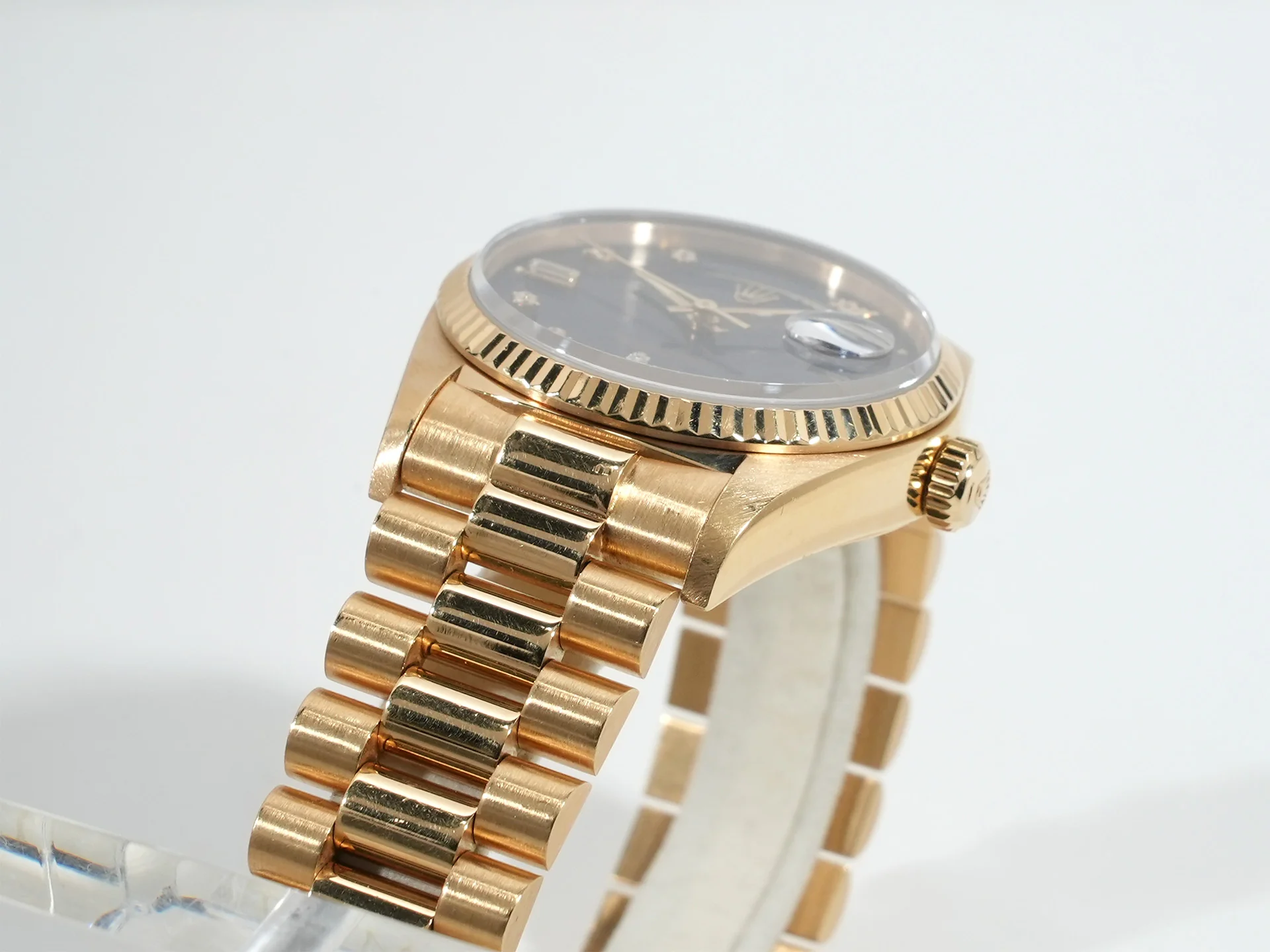 ロレックス デイデイト36 Ref.18038A イエローゴールド ブルー文字盤 - Image 6