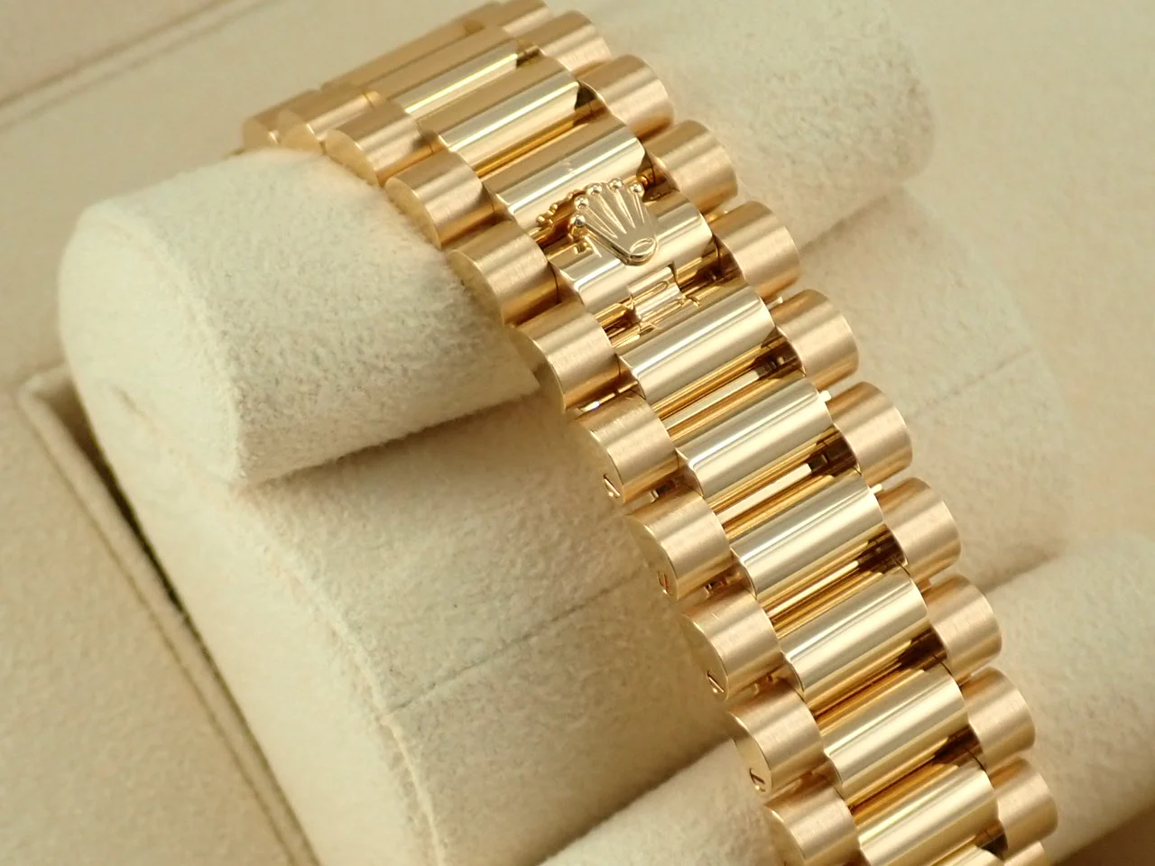 ロレックス デイデイト36 Ref.128238A イエローゴールド グリーンオンブレ文字盤 - Image 7