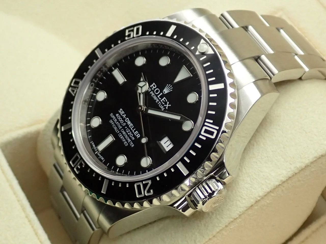 ロレックス シードゥエラー 4000 Ref.116600 ステンレススチール ブラック文字盤 - Image 4