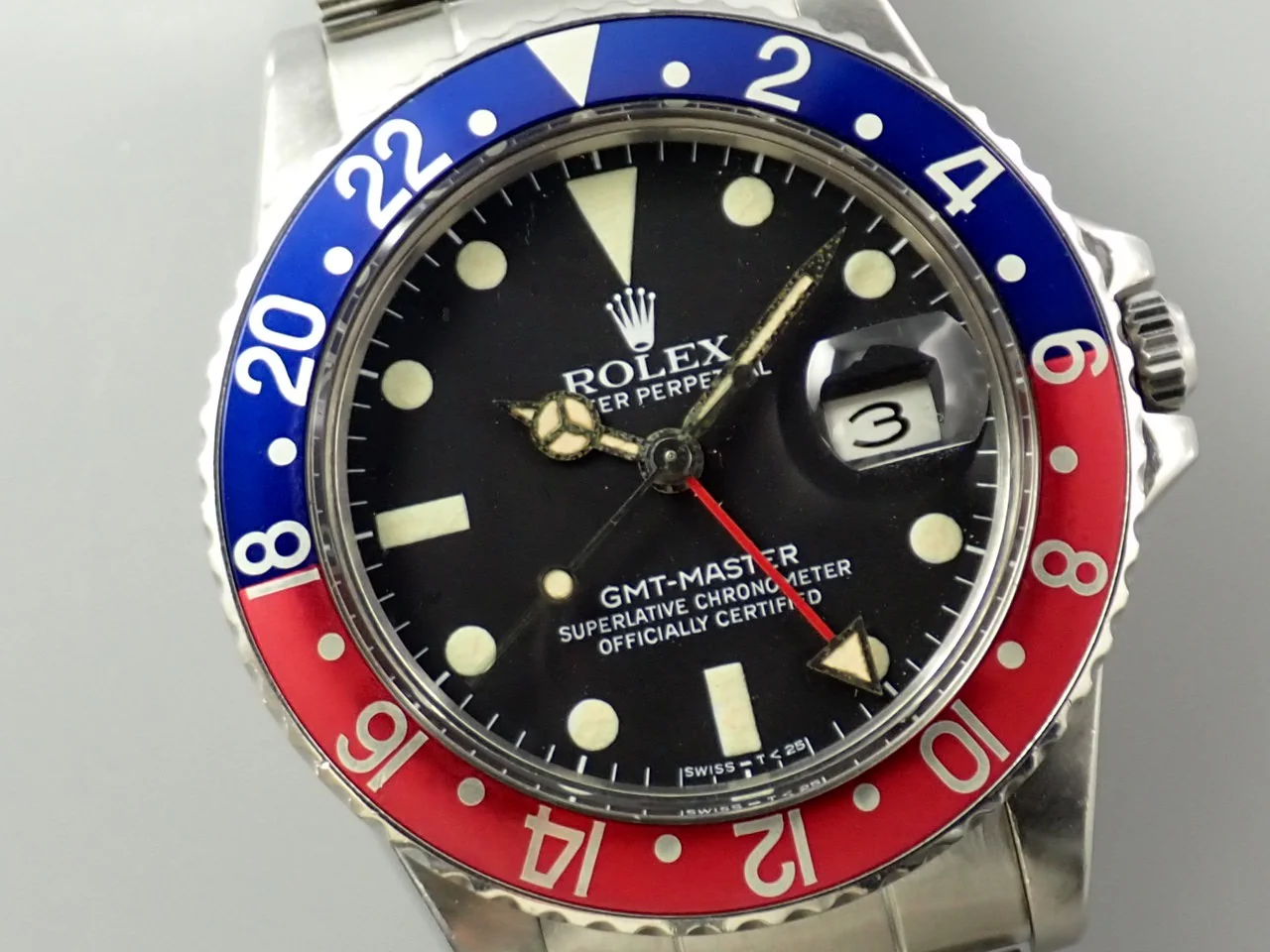 ロレックス GMTマスター Ref.16750 ステンレススチール ブラック文字盤 中古 US8C6HRC - Image 3