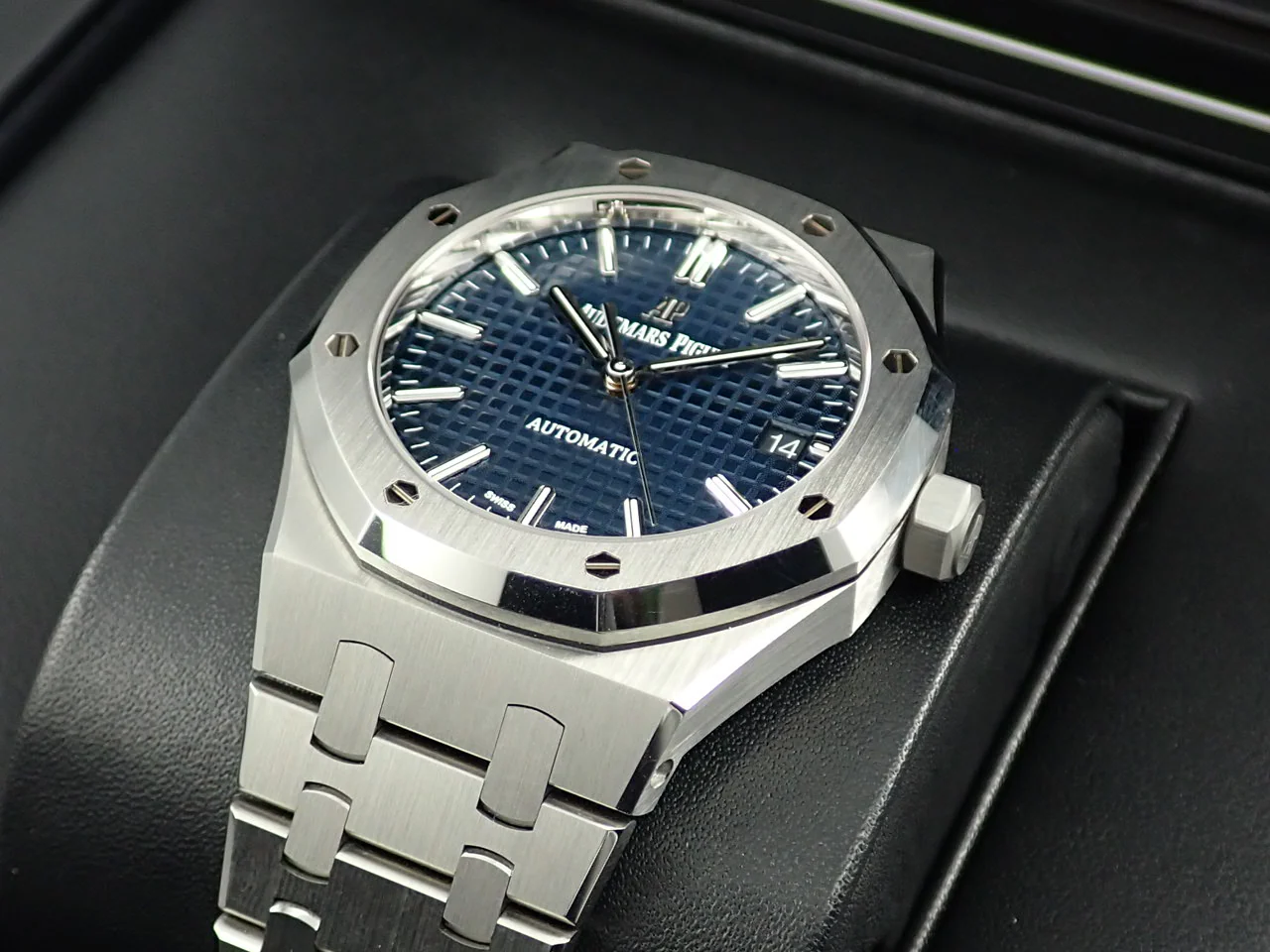 オーデマピゲ ロイヤルオーク Ref.15450ST.OO.1256ST.03 ステンレススチール ブルー文字盤 - Image 6