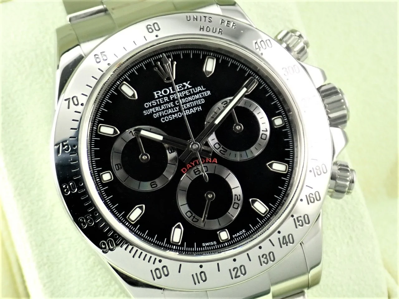 ロレックス デイトナ Ref.116520 ステンレススチール ブラック文字盤 - Image 3