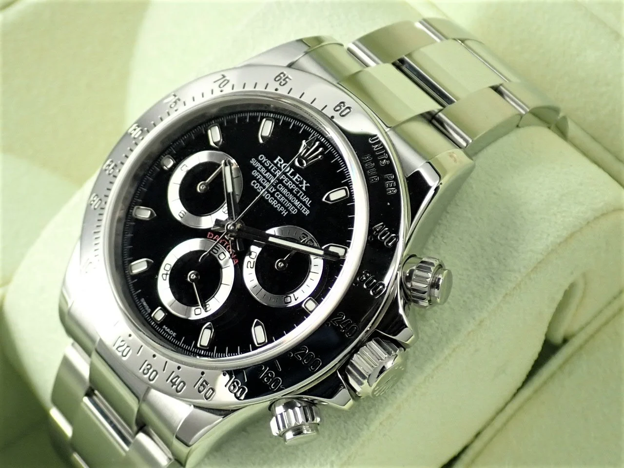 ロレックス デイトナ Ref.116520 ステンレススチール ブラック文字盤 - Image 4