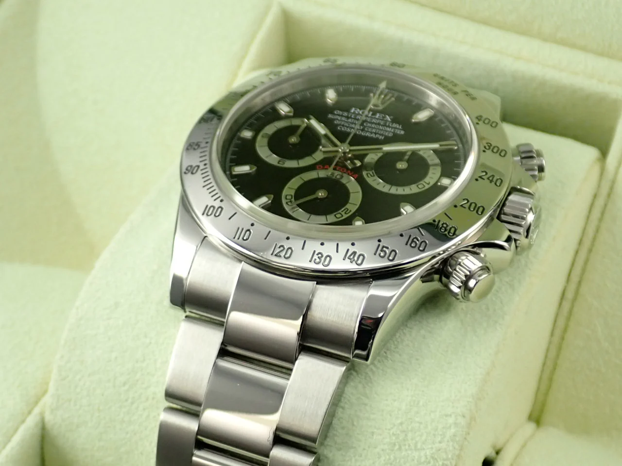 ロレックス デイトナ Ref.116520 ステンレススチール ブラック文字盤 - Image 6