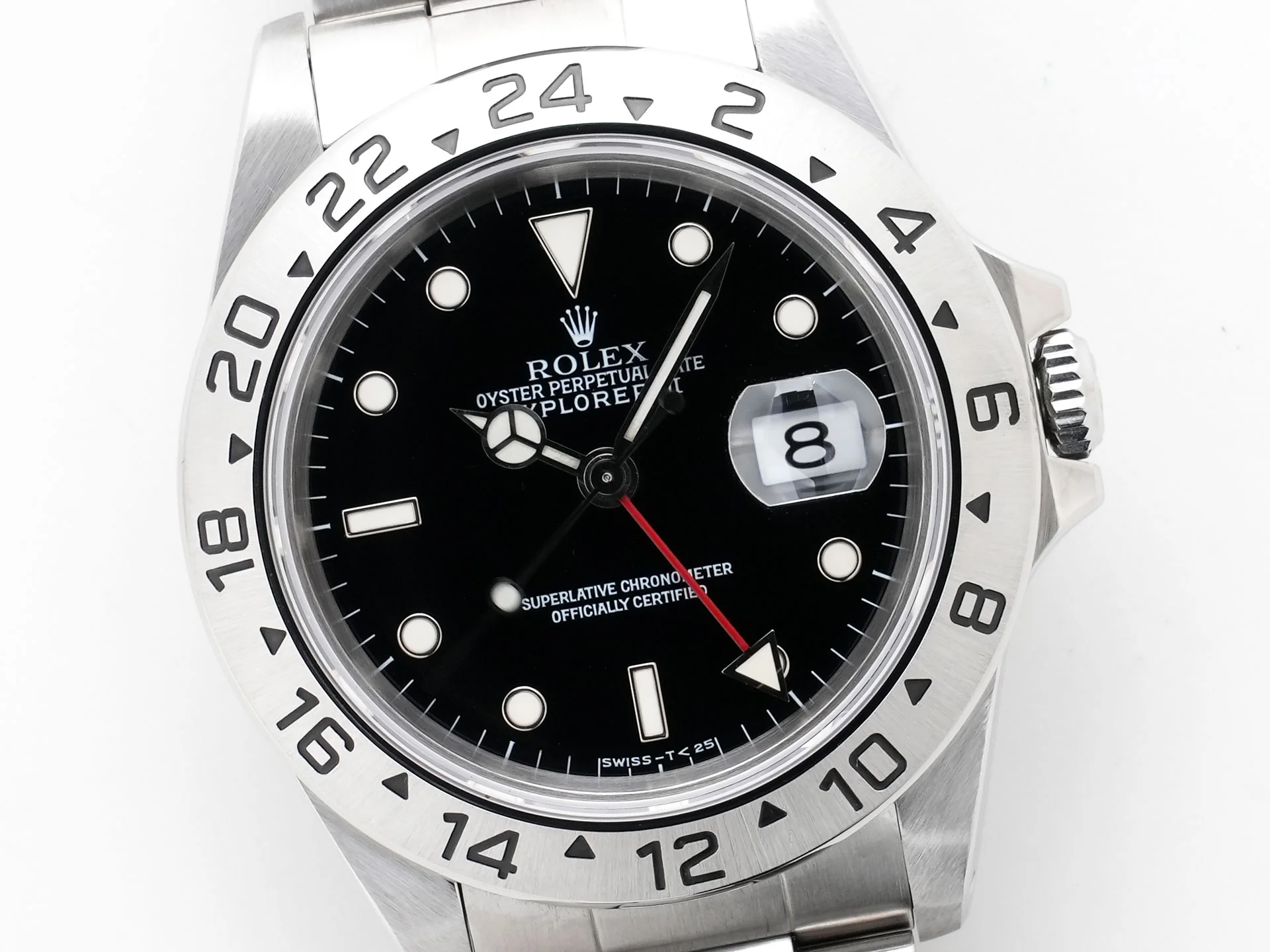 ロレックス エクスプローラーII Ref.16570 ステンレススチール ブラック文字盤 オイスターブレスレット 美中古 v2g9xf5d - Image 3