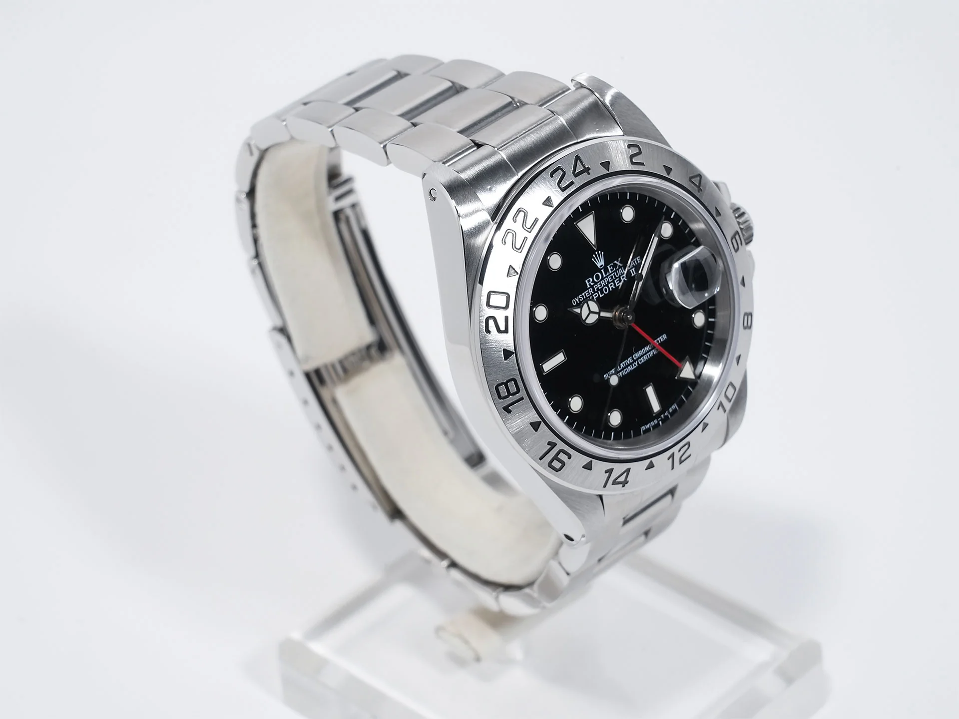 ロレックス エクスプローラーII Ref.16570 ステンレススチール ブラック文字盤 オイスターブレスレット 美中古 v2g9xf5d - Image 5