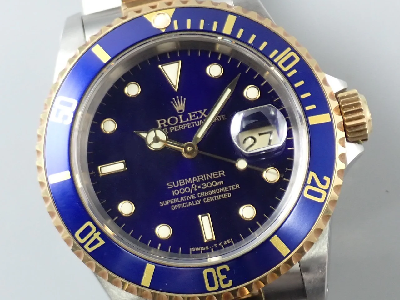 ロレックス サブマリーナー デイト Ref.16613 ステンレススチール/イエローゴールド ブルー文字盤 - Image 3