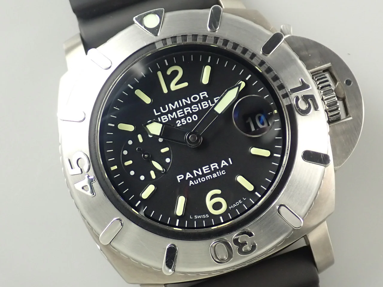 パネライ ルミノール サブマーシブル 2500 Ref.PAM00194 ブラック文字盤 中古 VWXKSJ1V - Image 3