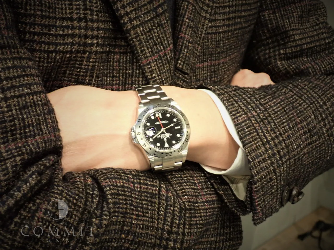 ロレックス エクスプローラーII Ref.16570 ステンレススチール ブラック文字盤 - Image 11