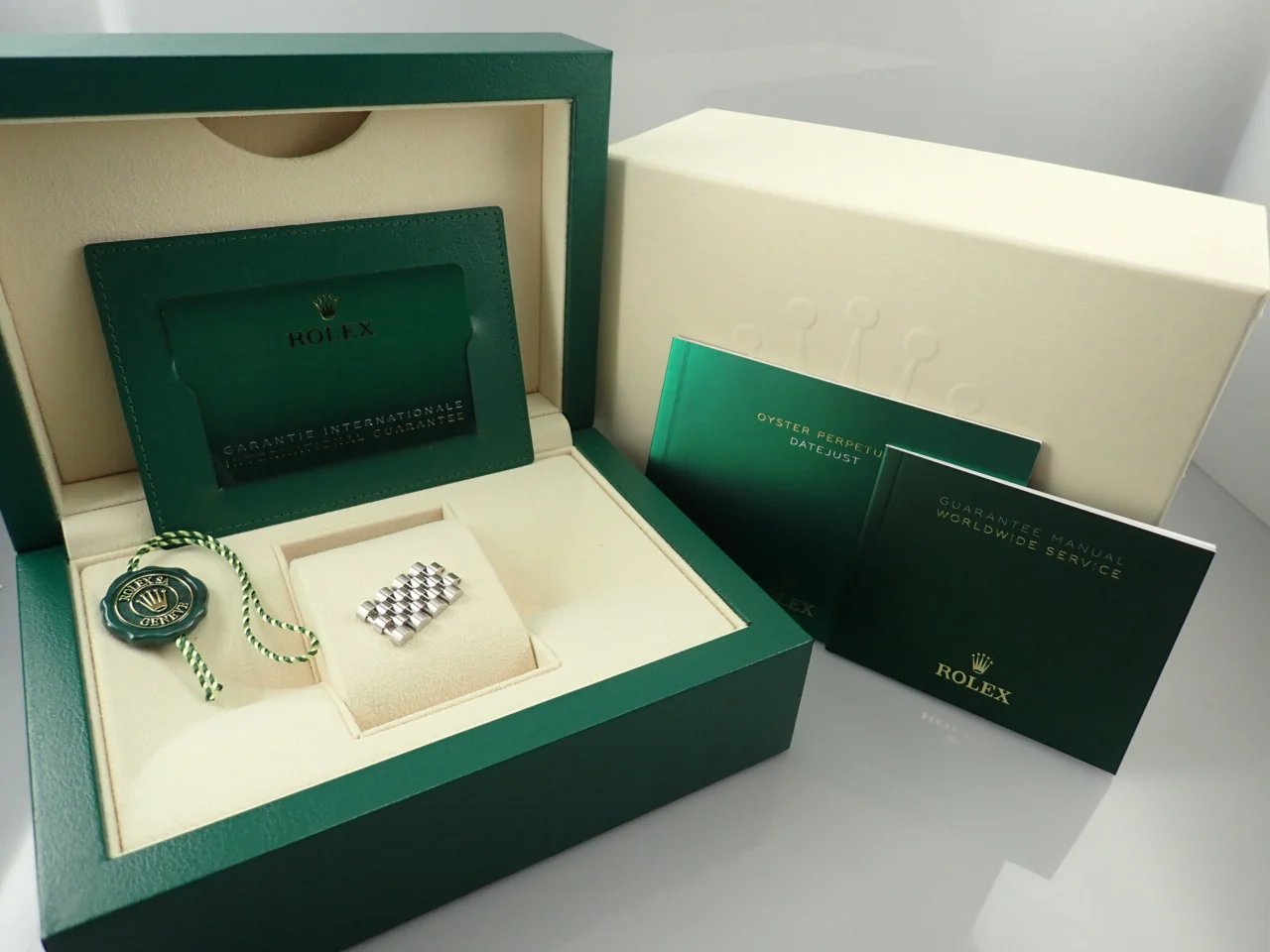 ロレックス デイトジャスト41 Ref.126334 ステンレススチール/ホワイトゴールド スレート文字盤 ジュビリーブレスレット 中古 W0102512 - Image 10