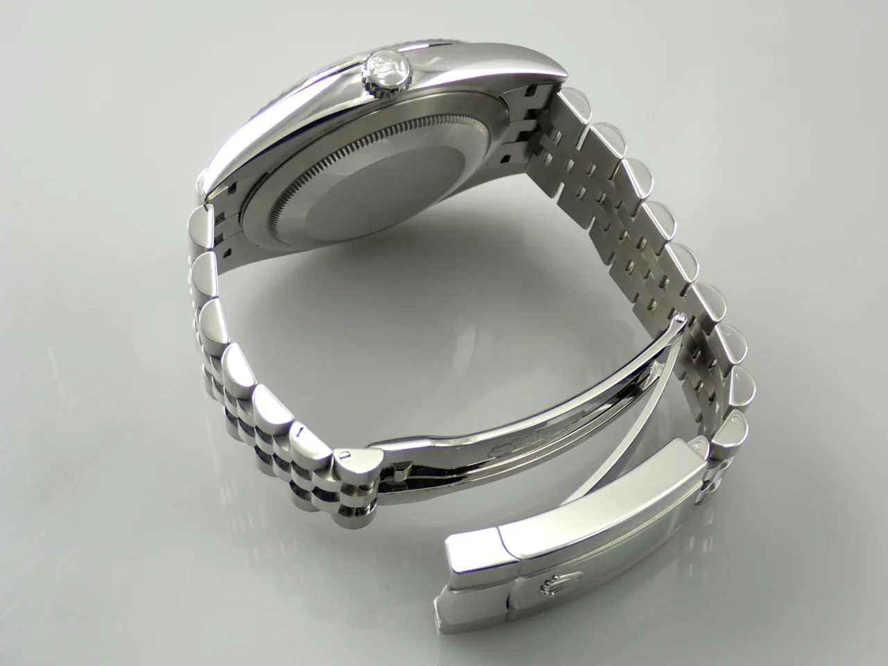 ロレックス デイトジャスト41 Ref.126334 ステンレススチール/ホワイトゴールド スレート文字盤 ジュビリーブレスレット 中古 W0102512 - Image 8