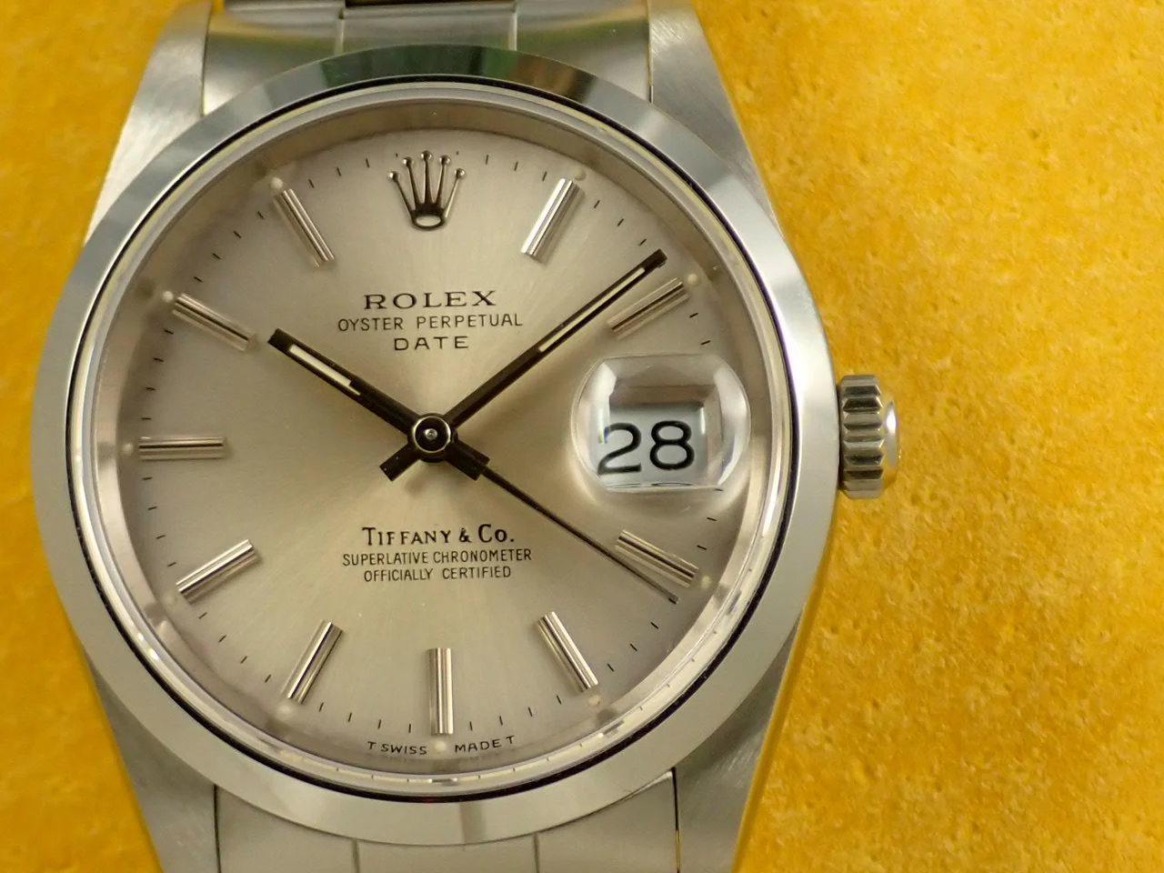 ロレックス オイスターパーペチュアル デイト TIFFANY＆CO. Ref.15200 ステンレススチール シルバー文字盤 - Image 12