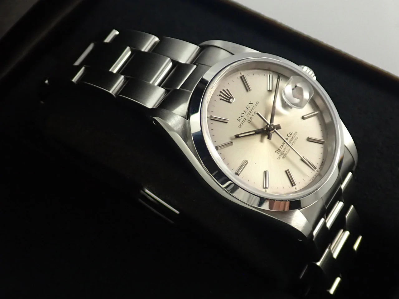 ロレックス オイスターパーペチュアル デイト TIFFANY＆CO. Ref.15200 ステンレススチール シルバー文字盤 - Image 5