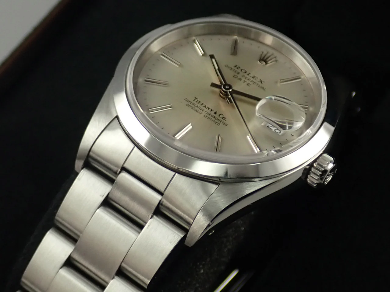ロレックス オイスターパーペチュアル デイト TIFFANY＆CO. Ref.15200 ステンレススチール シルバー文字盤 - Image 6