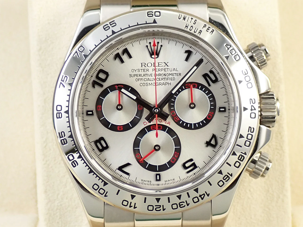 ロレックス デイトナ Ref.116509 ホワイトゴールド シルバー文字盤 - Image 3