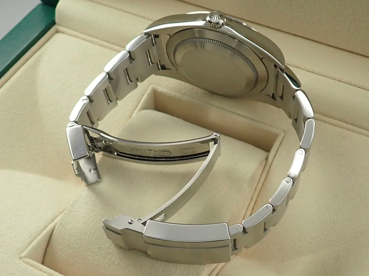 ロレックス エクスプローラーI 鏡面ブラックアウト Ref.214270 ステンレススチール ブラック文字盤 - Image 8