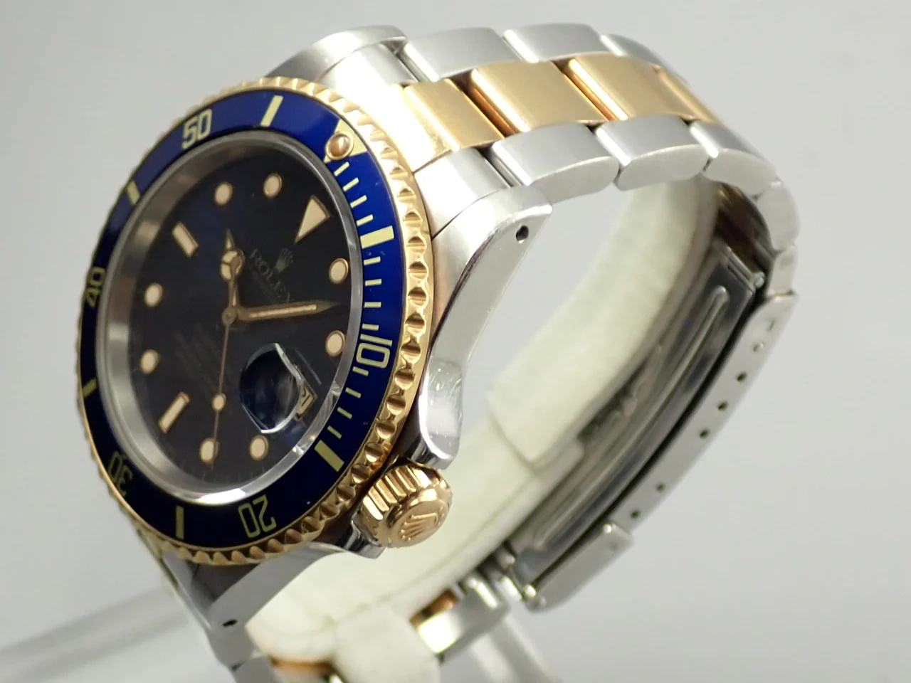 ロレックス サブマリーナー デイト Ref.16803 ステンレススチール/イエローゴールド ブルー文字盤 - Image 4