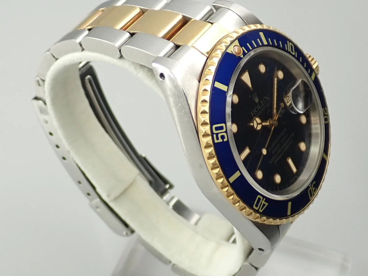 ロレックス サブマリーナー デイト Ref.16803 ステンレススチール/イエローゴールド ブルー文字盤 - Image 5