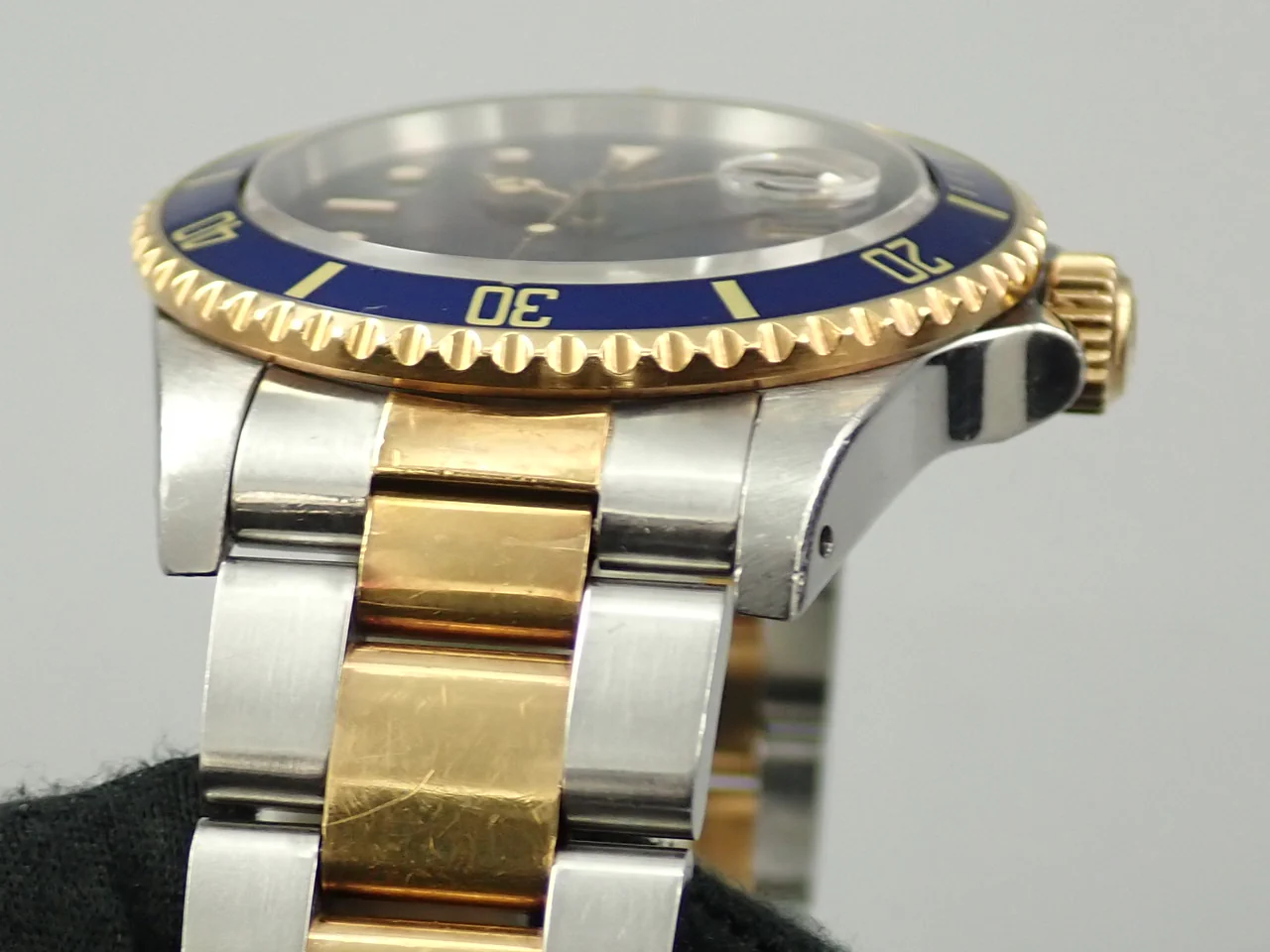ロレックス サブマリーナー デイト Ref.16803 ステンレススチール/イエローゴールド ブルー文字盤 - Image 6
