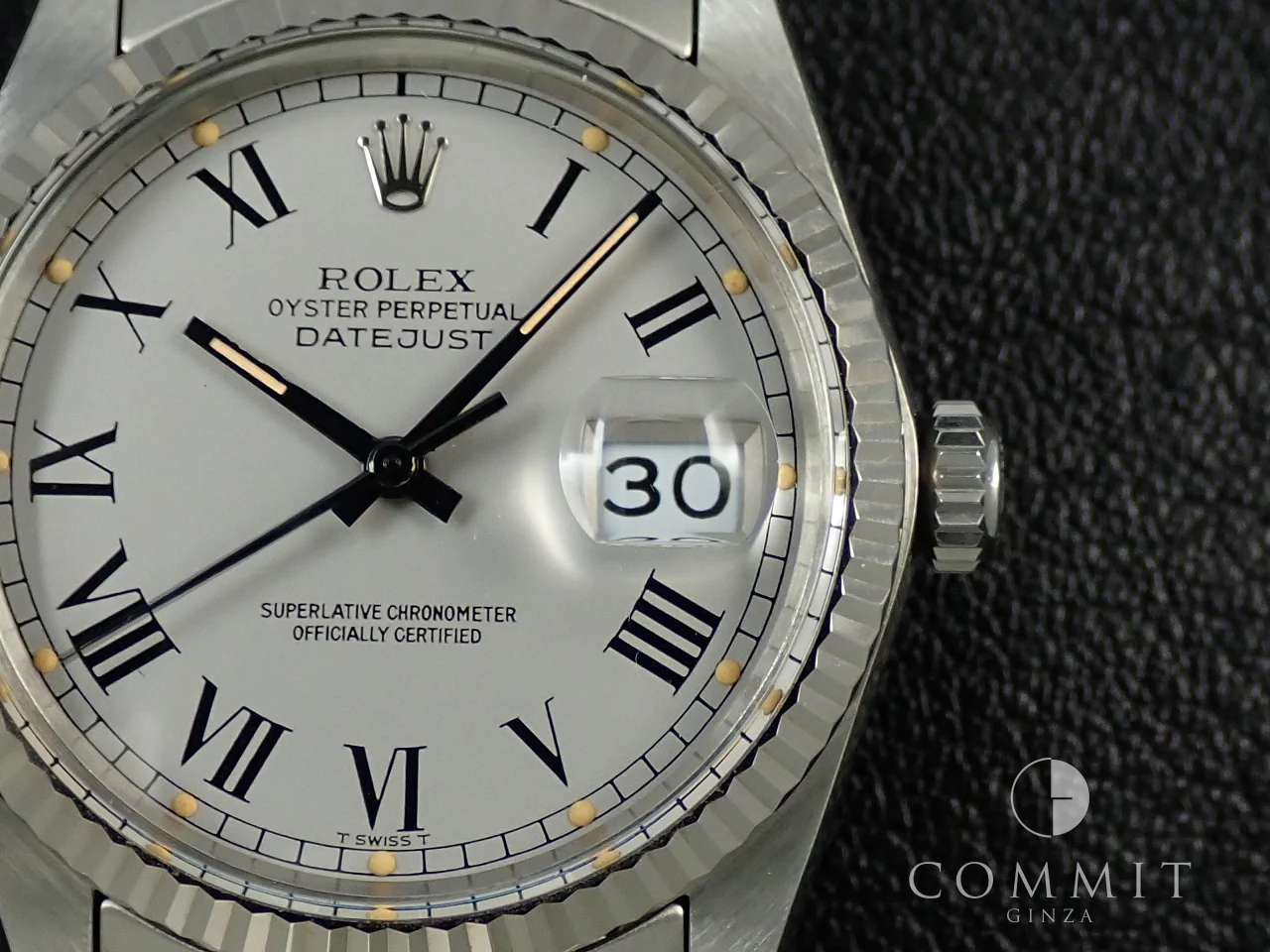ロレックス デイトジャスト Ref.16014 ステンレススチール/ホワイトゴールド シルバー文字盤 ジュビリーブレスレット - Image 11