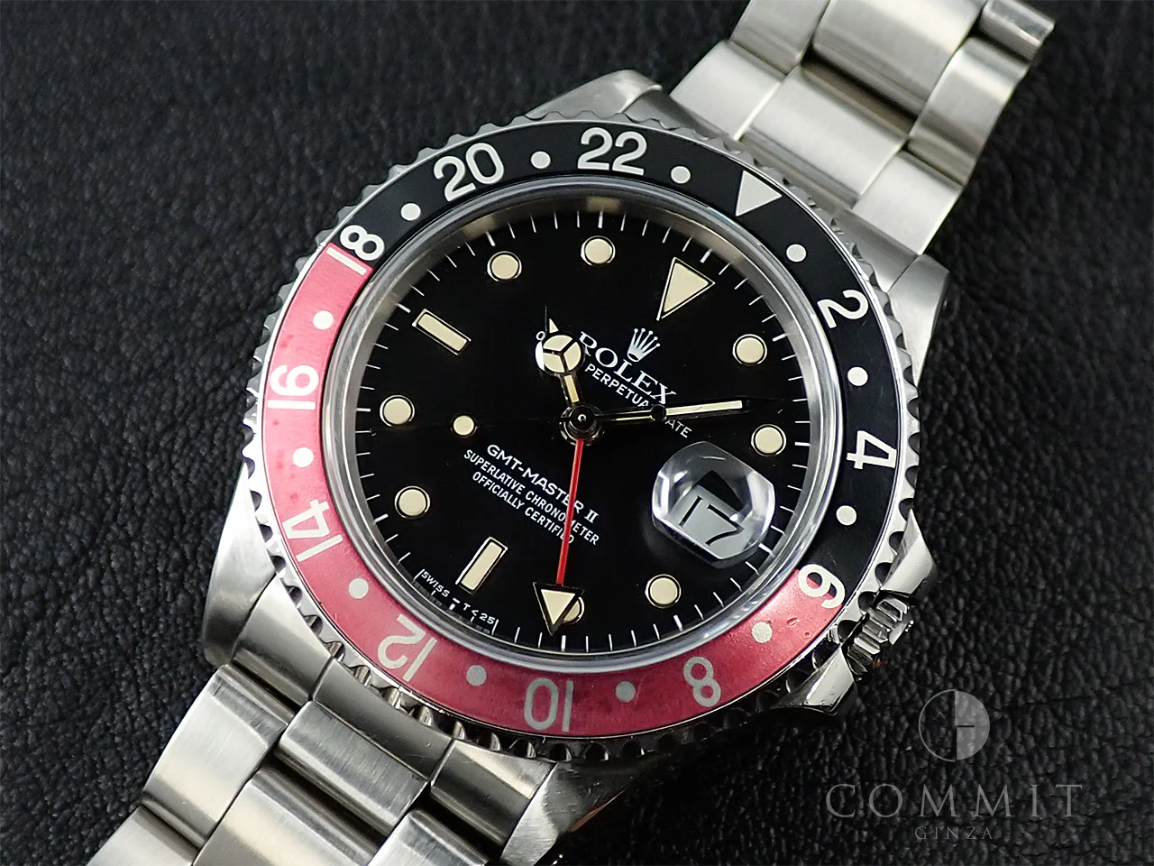 ロレックス GMTマスターII Ref.16760 ステンレススチール ブラック文字盤 オイスターブレスレット 中古 WJ4R62CH - Image 11