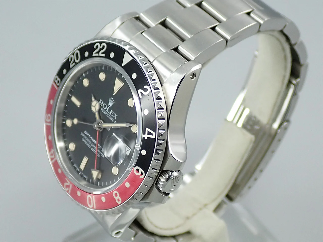 ロレックス GMTマスターII Ref.16760 ステンレススチール ブラック文字盤 オイスターブレスレット 中古 WJ4R62CH - Image 4