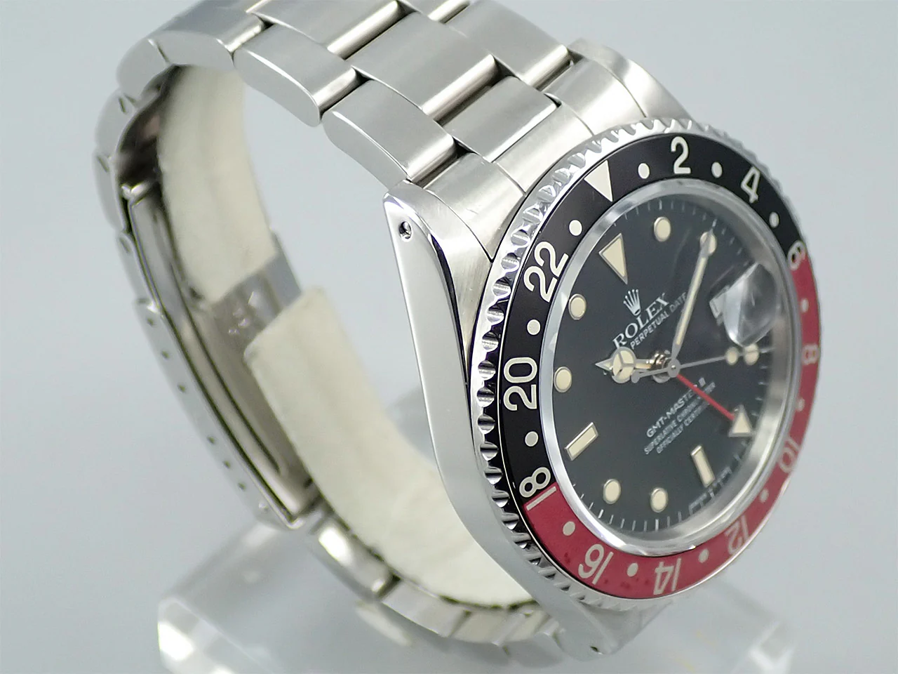 ロレックス GMTマスターII Ref.16760 ステンレススチール ブラック文字盤 オイスターブレスレット 中古 WJ4R62CH - Image 5