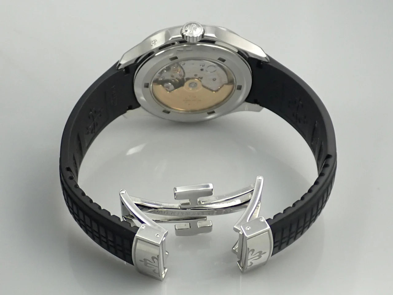 パテックフィリップ アクアノート トラベルタイム Ref.5164A-001 ステンレススチール ブラック文字盤 - Image 8