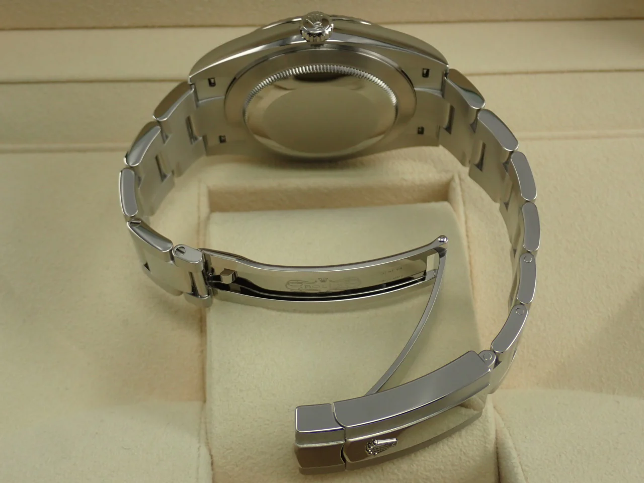 ロレックス デイトジャスト41 Ref.126334 ステンレススチール/ホワイトゴールド アズーロブルー文字盤 オイスターブレスレット 中古 WZSY9389 - Image 7