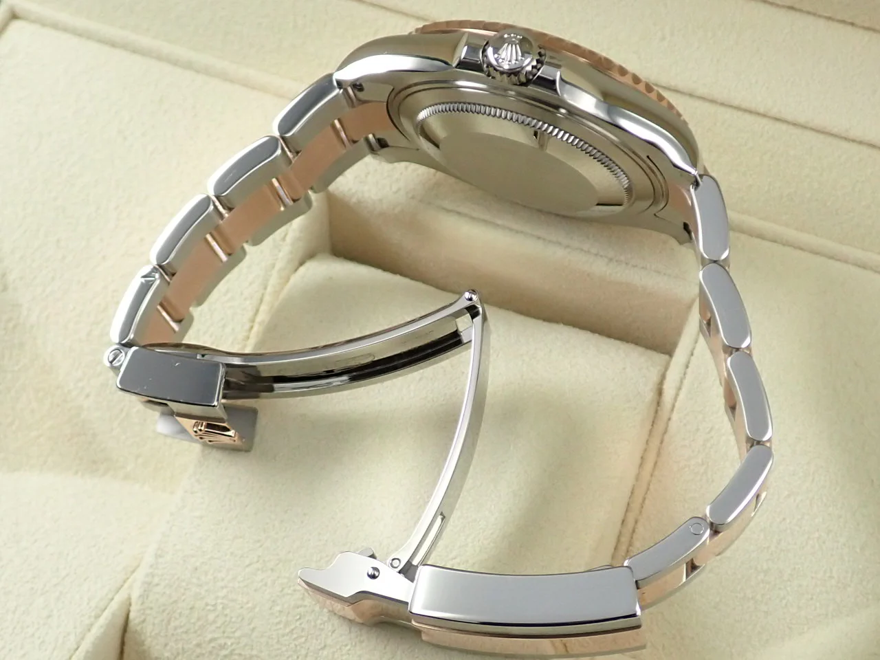 ロレックス ヨットマスター37 Ref.268621 ステンレススチール/エバーローズゴールド チョコレート文字盤 - Image 7