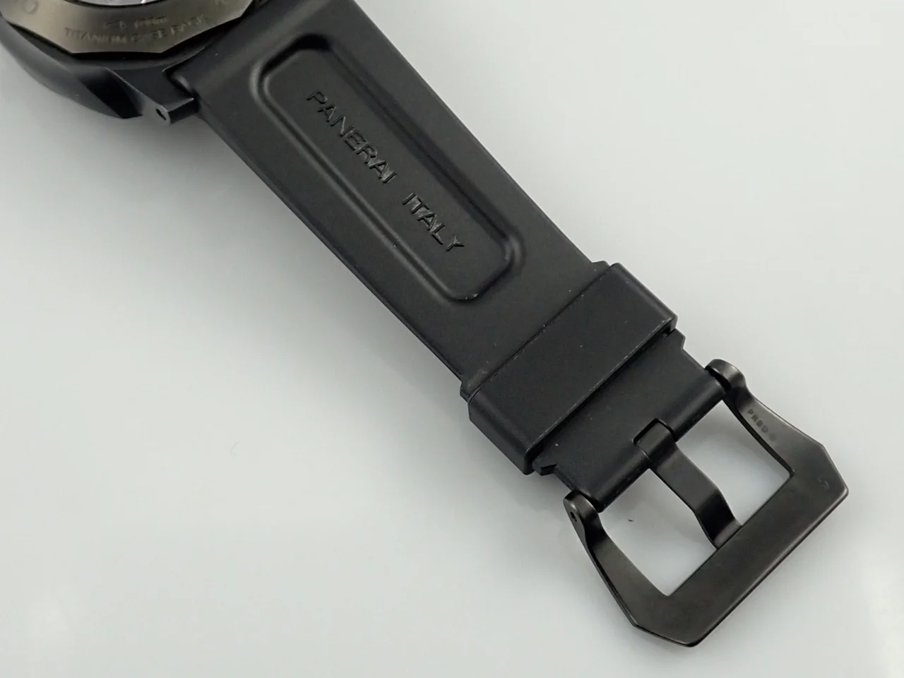 パネライ ルミノール 1950 8DAYSクロノ モノプルサンテGMT Ref.PAM00317 ブラック文字盤 美品 X964KUKM - Image 8