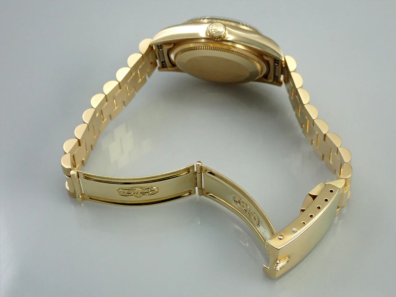 ロレックス デイデイト36 Ref.18038 イエローゴールド ブラック文字盤 - Image 8