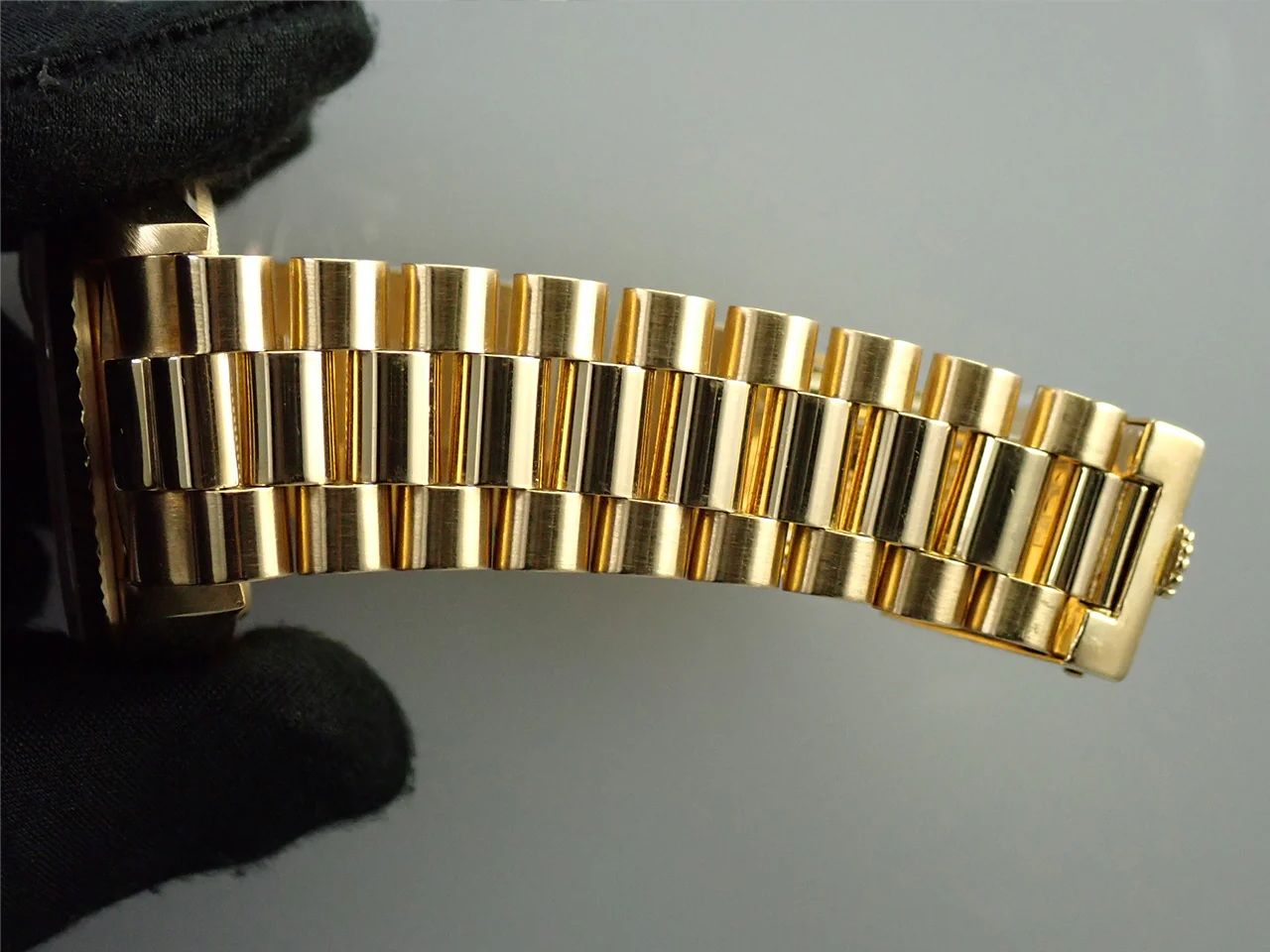 ロレックス デイデイト36 Ref.18038 イエローゴールド ブラック文字盤 - Image 9