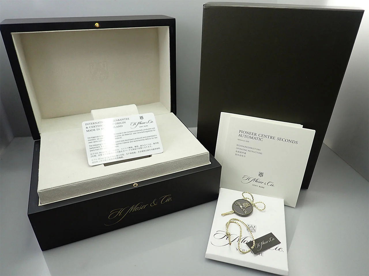 H.モーザー パイオニアセンターセコンド Ref.3200-1202 コズミックグリーン文字盤 中古 XK8H2T95 - Image 10