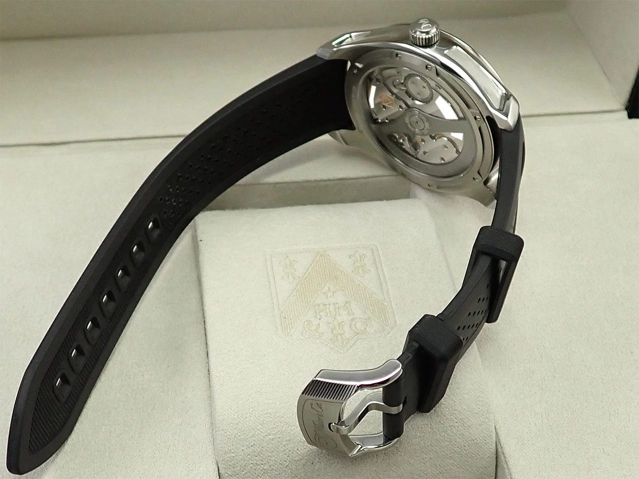 H.モーザー パイオニアセンターセコンド Ref.3200-1202 コズミックグリーン文字盤 中古 XK8H2T95 - Image 8