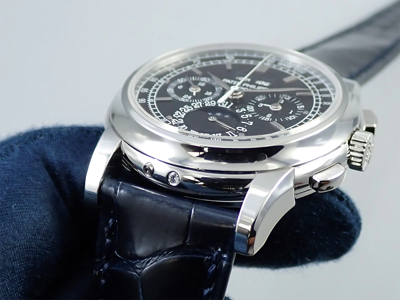 パテックフィリップ パーペチュアルカレンダー クロノグラフ Ref.5970P-001 プラチナ ブラック文字盤 - Image 6