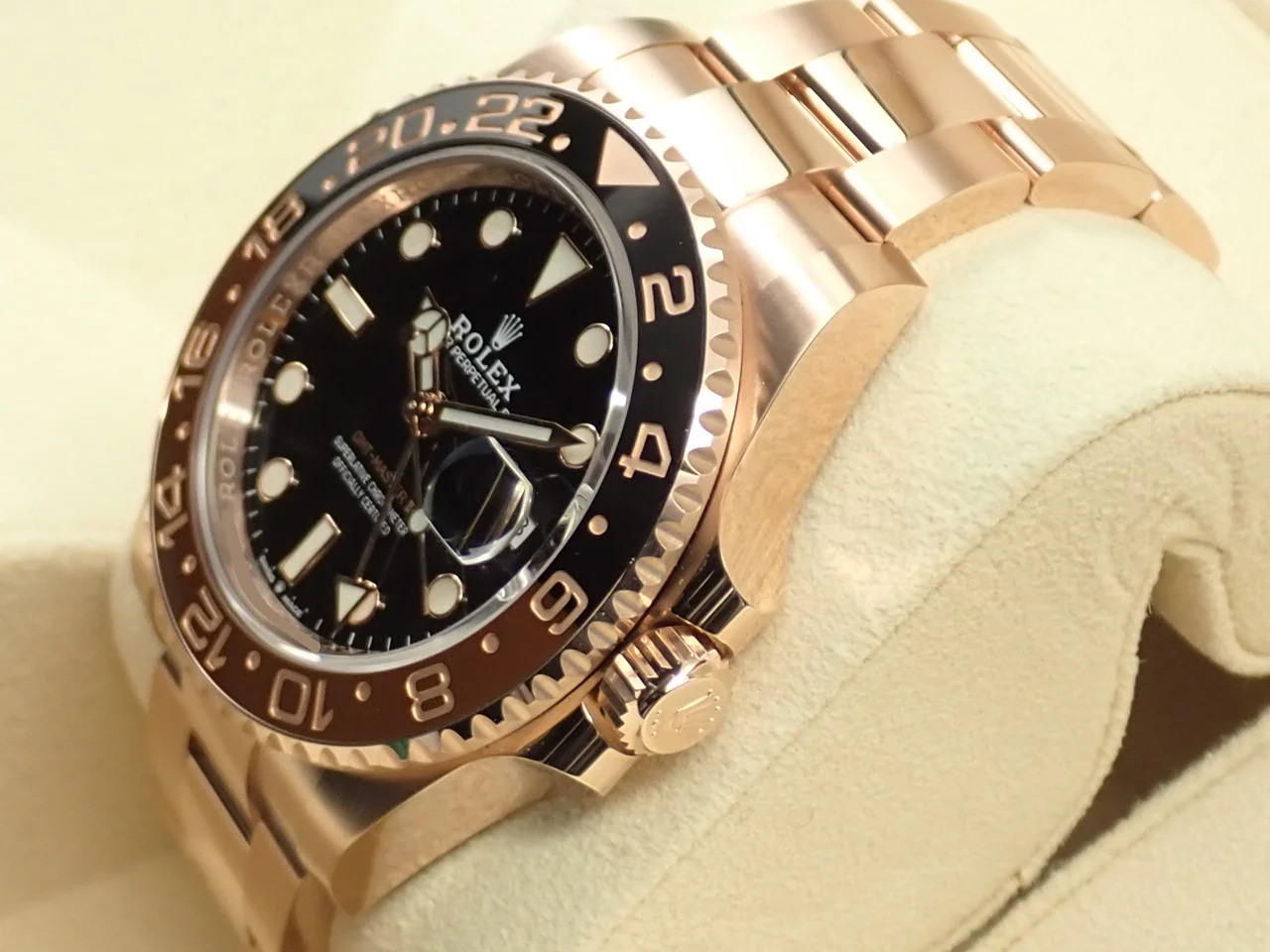 ロレックス GMTマスターII Ref.126715CHNR エバーローズゴールド ブラック文字盤 オイスターブレスレット オイスターブレスレット - Image 4