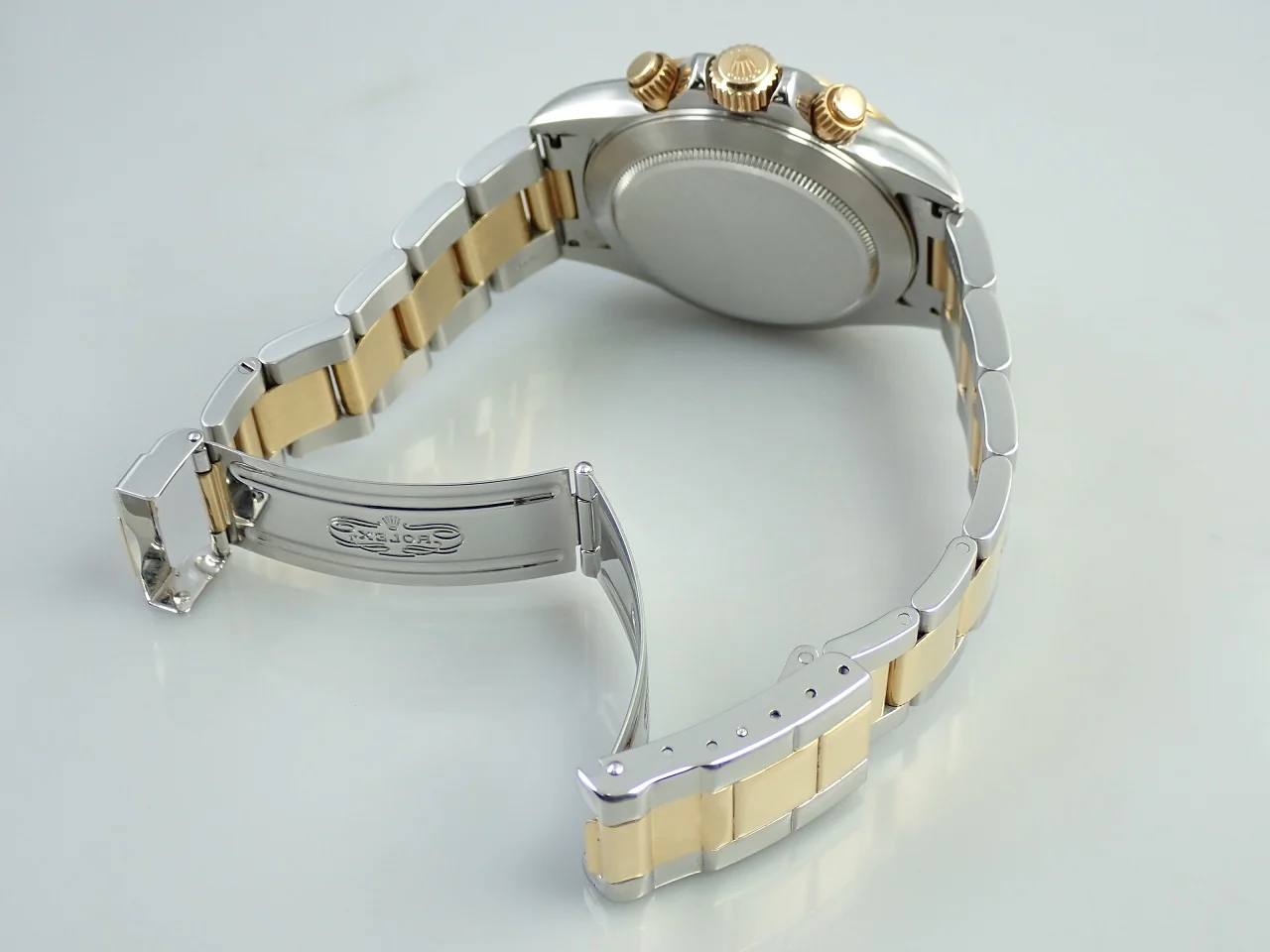 ロレックス デイトナ エルプリメロ Ref.16523 ステンレススチール/イエローゴールド ホワイト文字盤 - Image 8