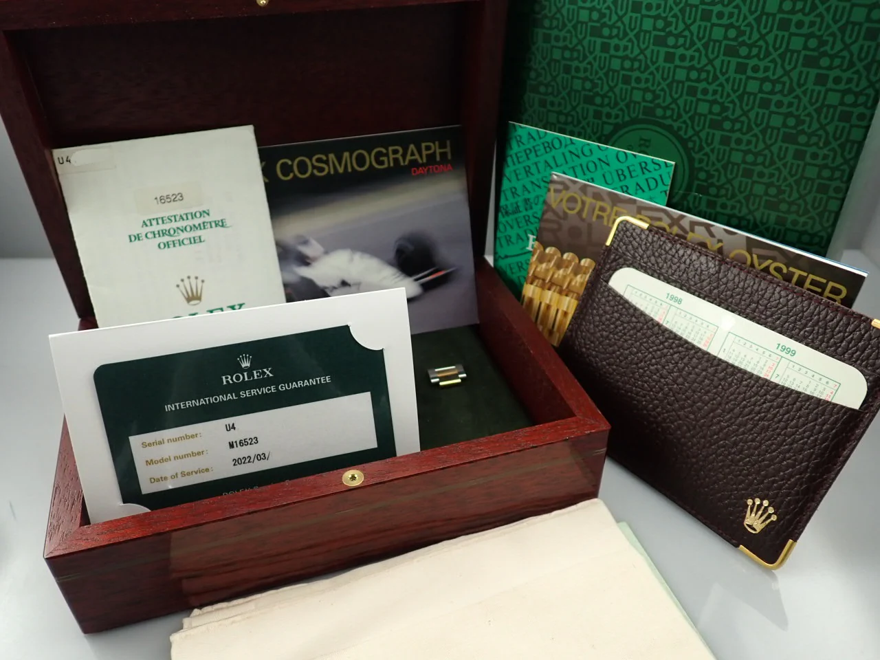 ロレックス デイトナ エルプリメロ Ref.16523 ステンレススチール/イエローゴールド グレー文字盤 - Image 10