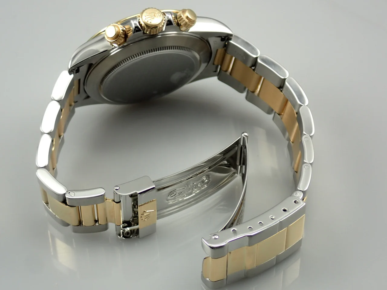 ロレックス デイトナ エルプリメロ Ref.16523 ステンレススチール/イエローゴールド グレー文字盤 - Image 8
