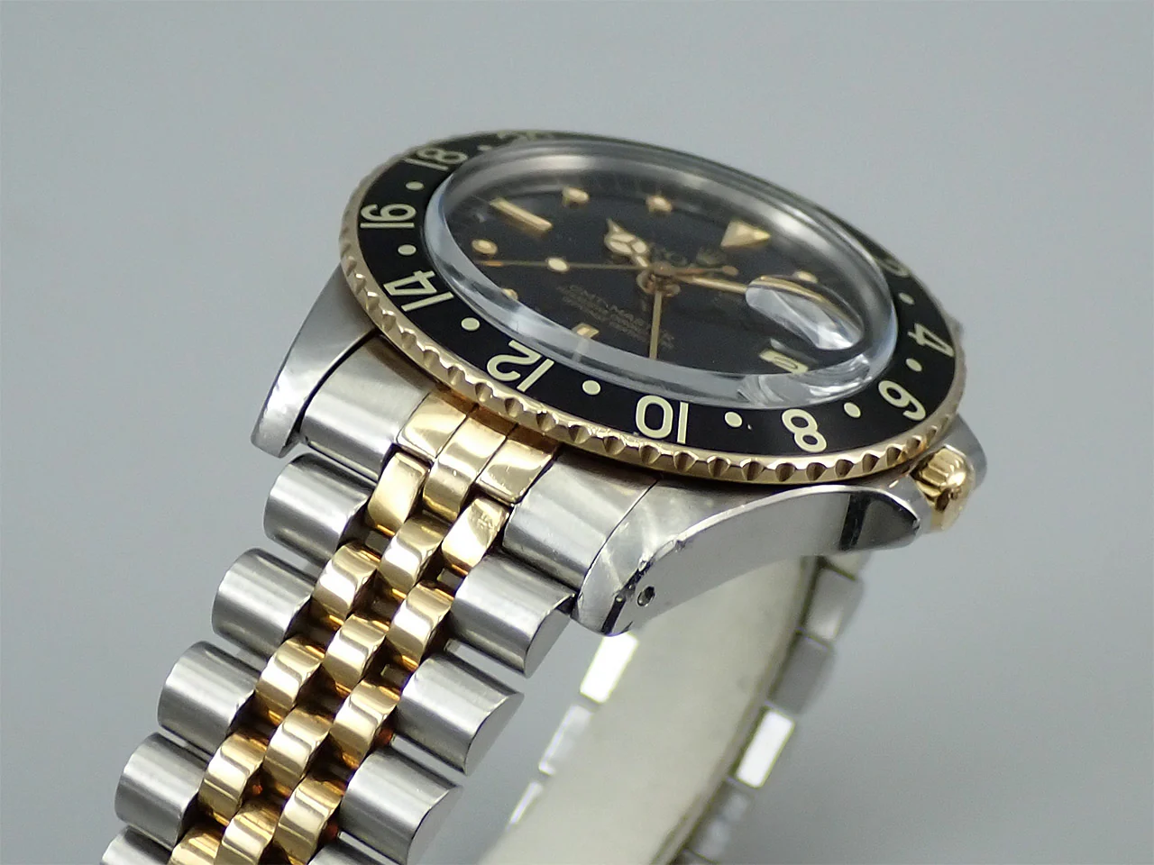 ロレックス GMTマスター Ref.16753 ステンレススチール/イエローゴールド ブラック文字盤 ジュビリーブレスレット 中古 Y60S2708 - Image 6