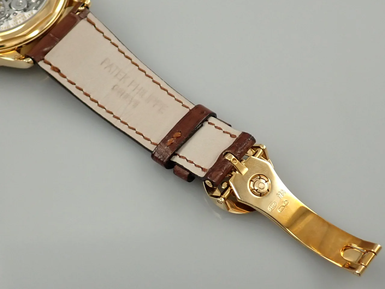 パテックフィリップ クロノグラフ Ref.5170J-001 イエローゴールド シルバー文字盤 - Image 9