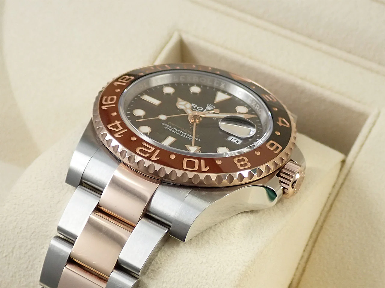 ロレックス GMTマスターII Ref.126711CHNR ステンレススチール/エバーローズゴールド ブラック文字盤 オイスターブレスレット オイスターブレスレット - Image 6
