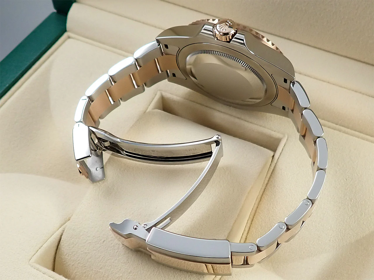 ロレックス GMTマスターII Ref.126711CHNR ステンレススチール/エバーローズゴールド ブラック文字盤 オイスターブレスレット オイスターブレスレット - Image 8