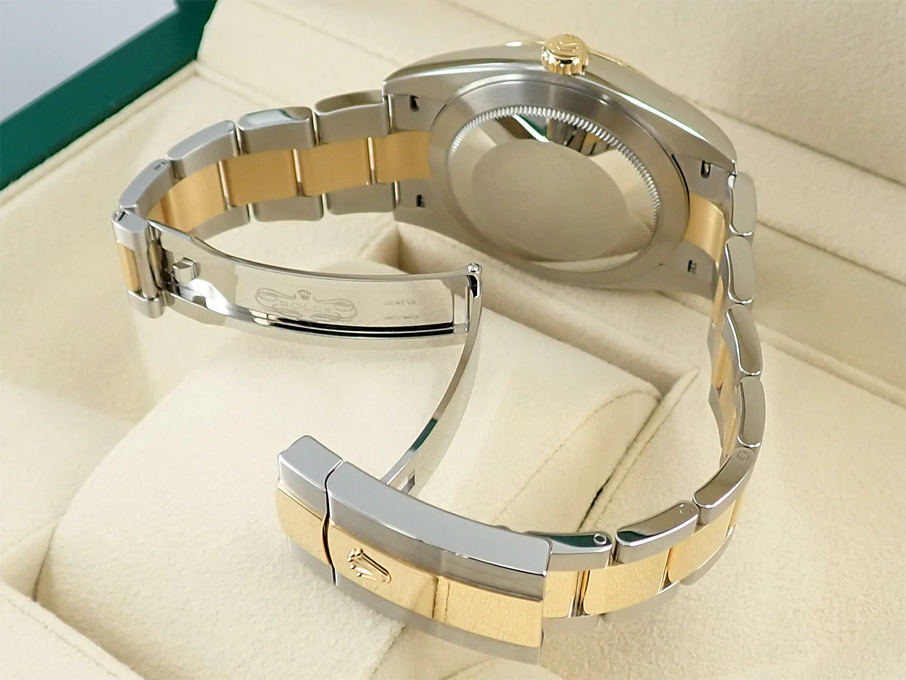 ロレックス デイトジャスト41 Ref.126333 ステンレススチール/イエローゴールド スレートローマン文字盤 オイスターブレスレット - Image 8