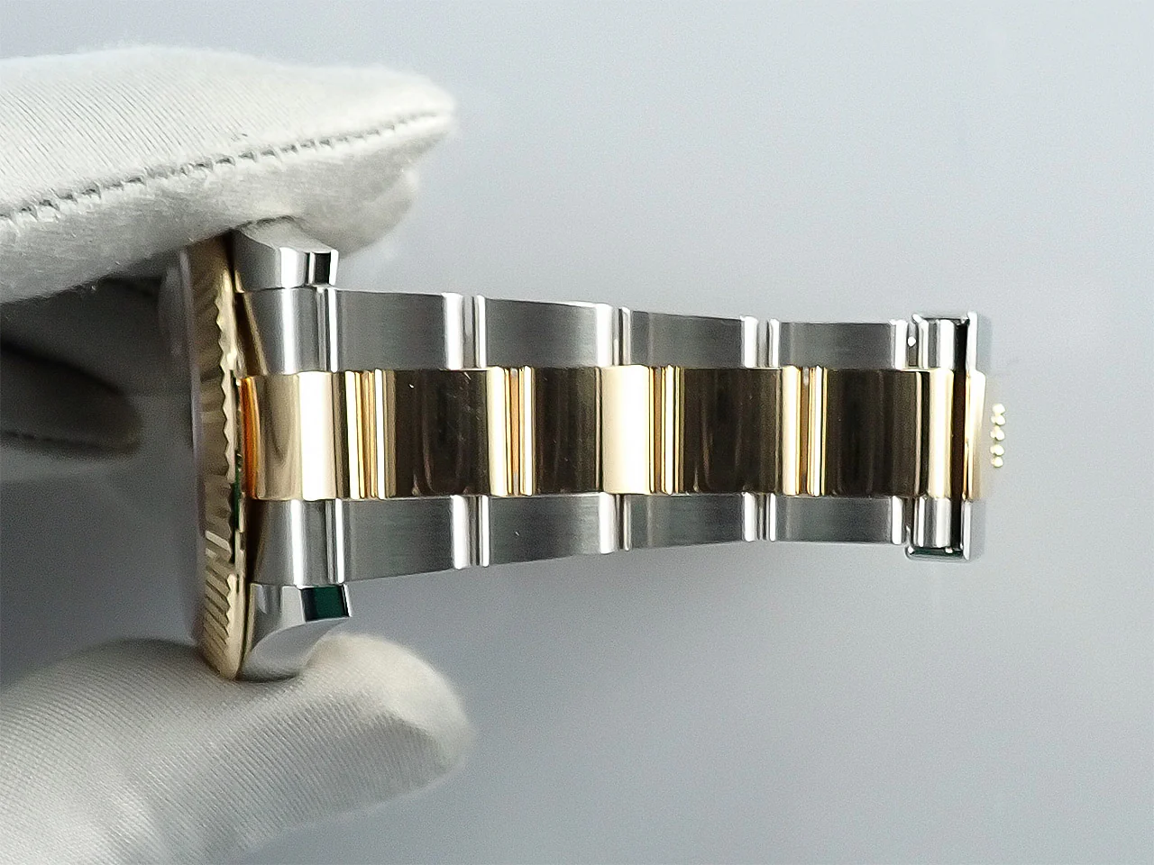 ロレックス デイトジャスト41 Ref.126333 ステンレススチール/イエローゴールド スレートローマン文字盤 オイスターブレスレット - Image 9