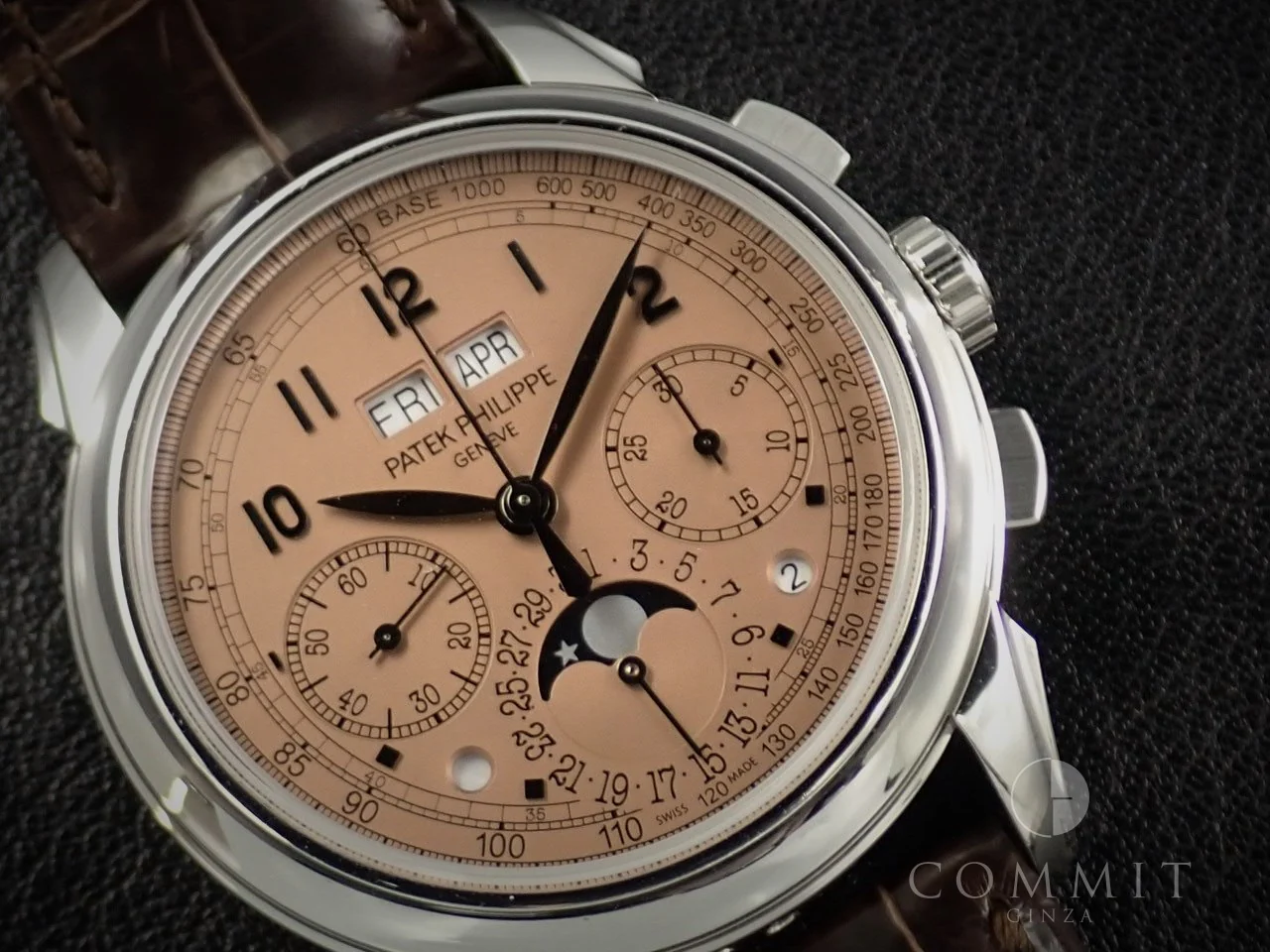 パテックフィリップ パーペチュアルカレンダー クロノグラフ Ref.5270P-001 プラチナ ゴールデンオパーリン文字盤 - Image 11