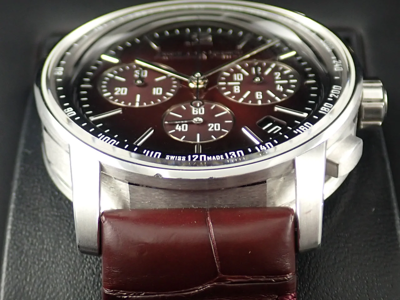 オーデマピゲ CODE 11.59 バイ オーデマ ピゲ クロノグラフ Ref.26393BC.OO.A068CR.01 ホワイトゴールド バーガンディ文字盤 - Image 6