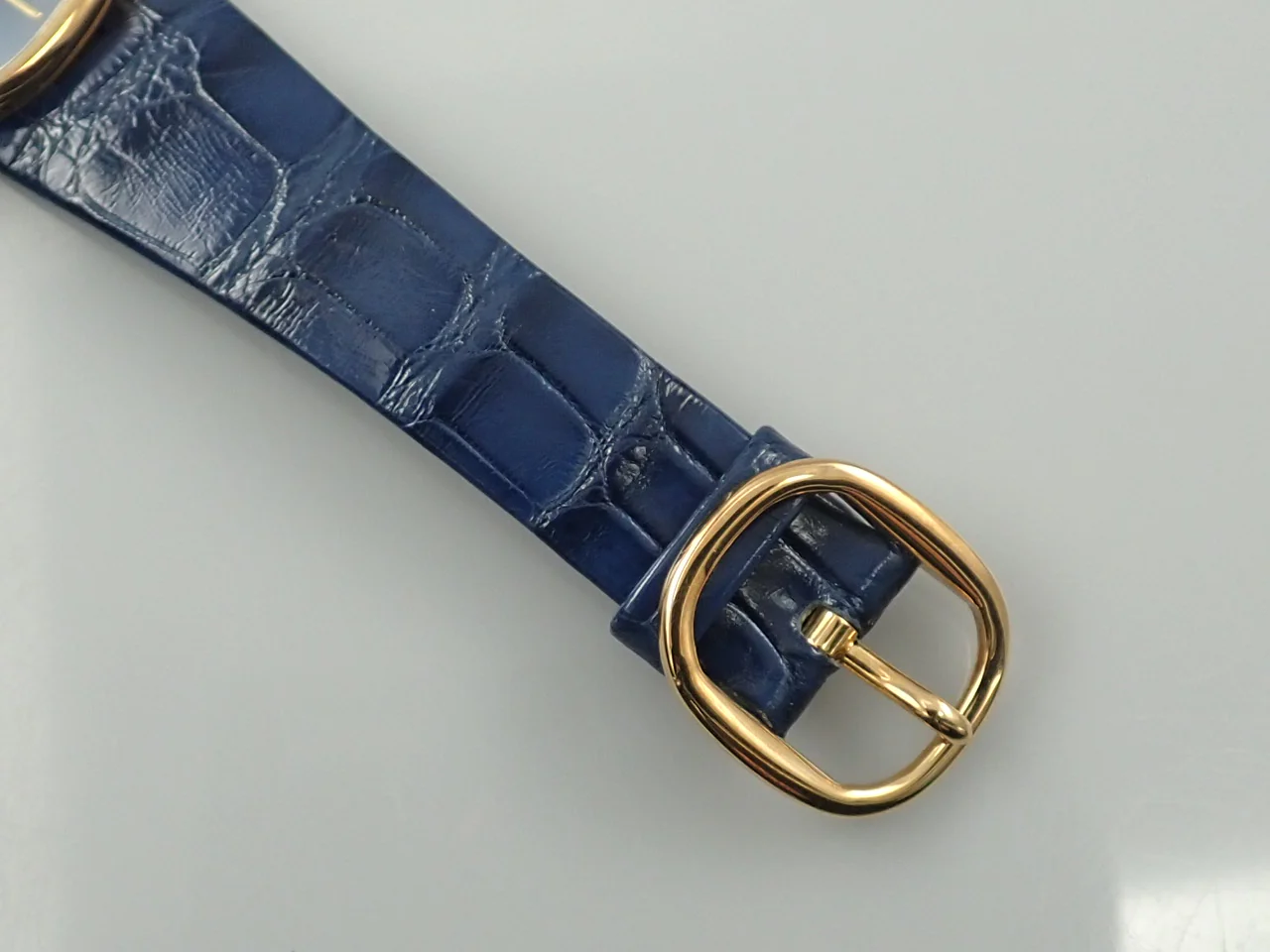 パテックフィリップ ゴールデンエリプス Ref.3848S イエローゴールド ブルー文字盤 - Image 8